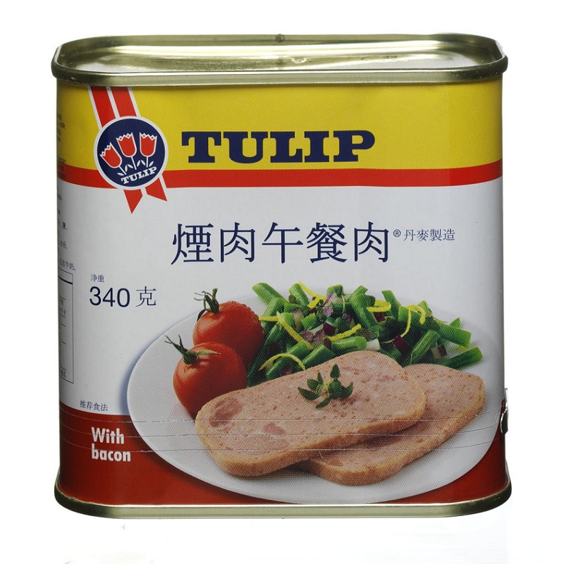 (2罐装)三花牌 tulip 烟肉午餐肉 340 gm